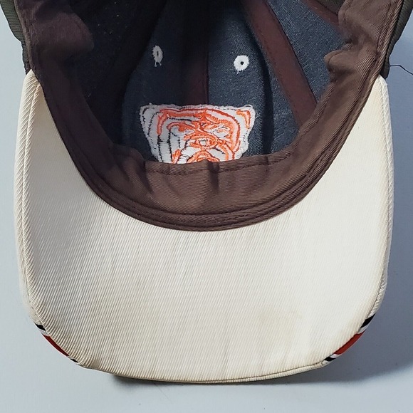 Cleveland Browns Reebok Hat Men Adjustable Bulldog Logo Cream‎ Brown NFL Fan - Picture 7 of 10